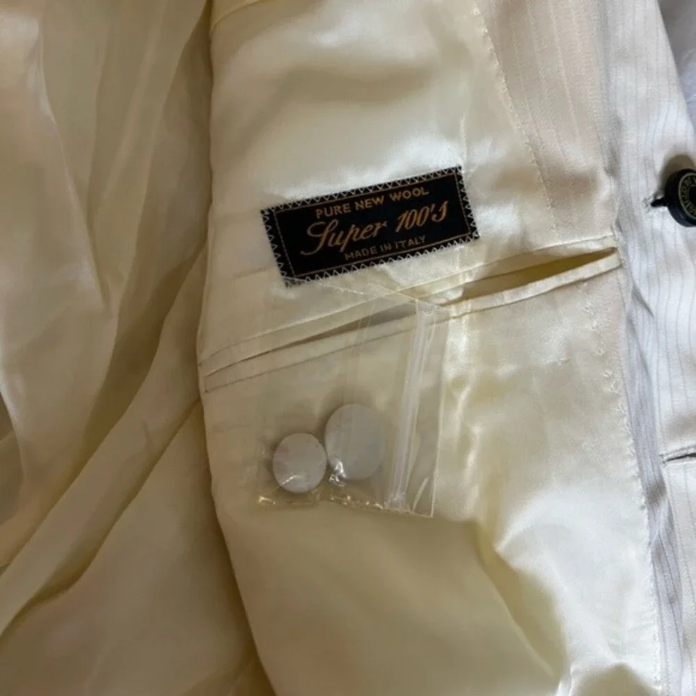 Sergio Valentino Mens Blazer Suit Size 58 Drop 6 L/ Usa 42
